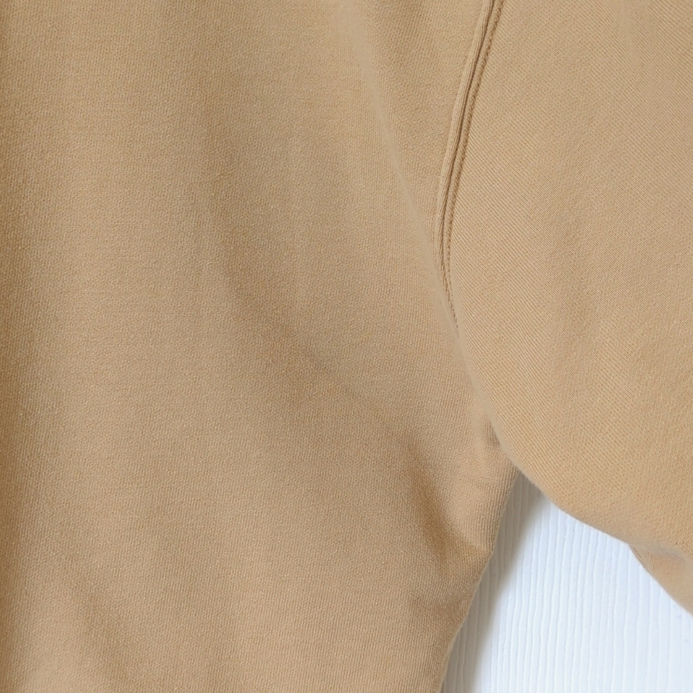 Levi's Red Embroidered Oversized French Terry Pullover Crewneck Sweatshirt Tan M - Picture 13 of 14